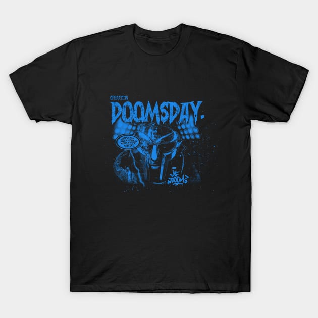 mf doom operation blue T-Shirt by Hoki Tross Creative